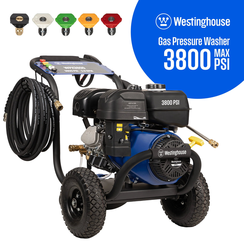 3200-PSI 2.5-GPM Gas Pressure Washer with 5 Nozzles Q2559