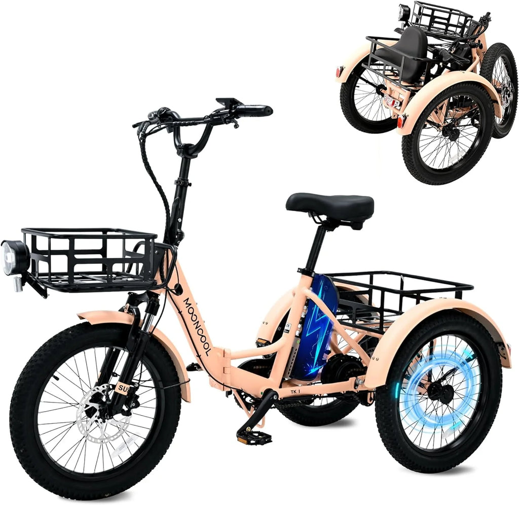 350W 36V 7 Speeds Electric Tricycle E891490