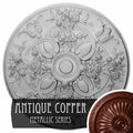 Hand-Painted Antique Copper Ceiling Medallion J84905