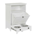 Modern Pet Feeding Station with 2 Elevated Dog Bowls Z998
