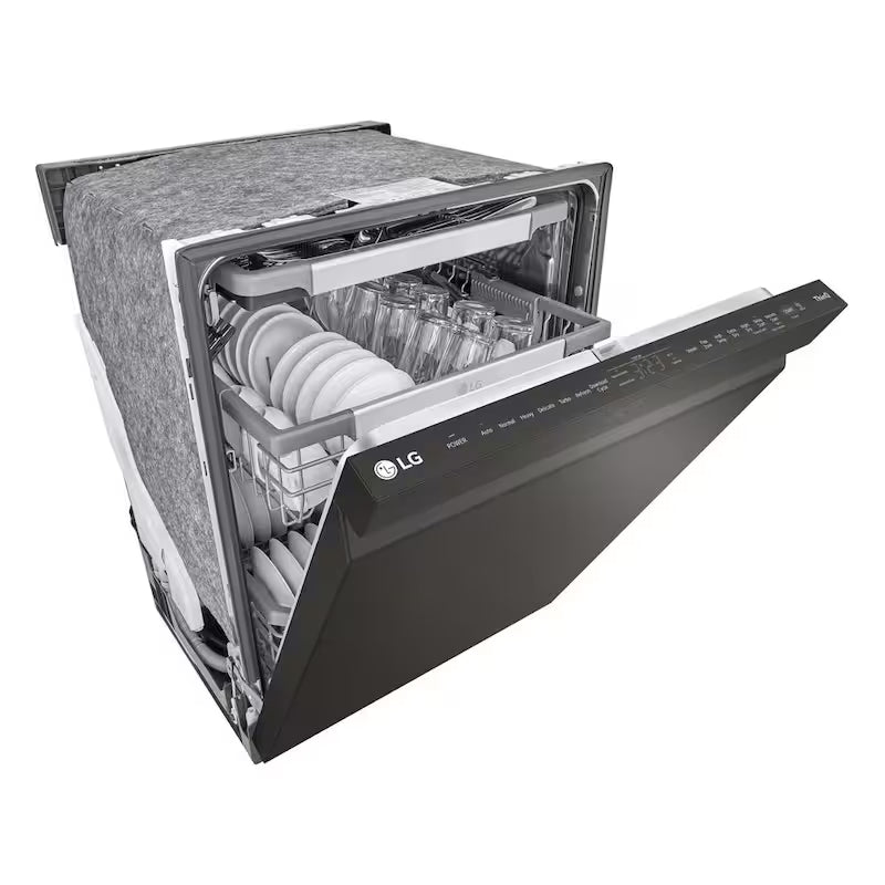 24 in. Black Stainless Steel Smart Dishwasher X515