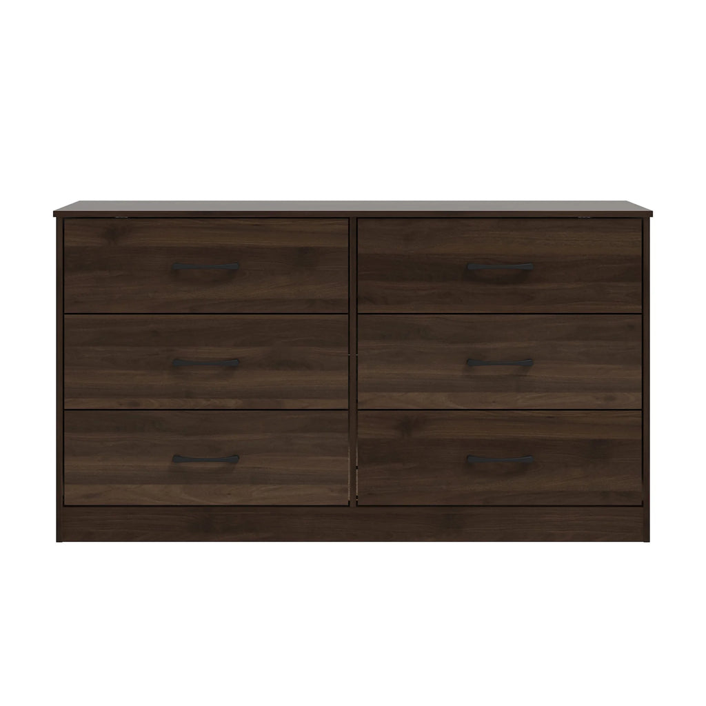 White 6 Drawer Dresser F404
