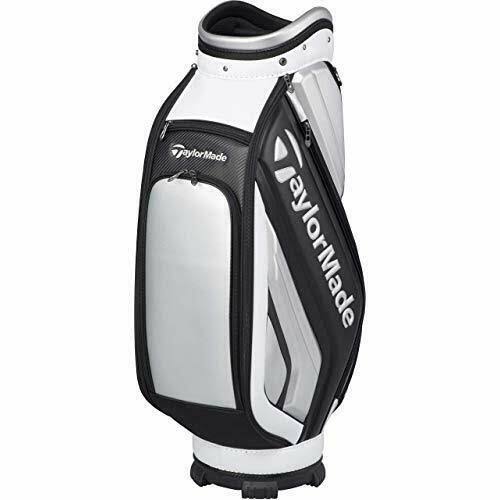 Golf Caddy Bag 9.5 x 47 inch White Black V526082