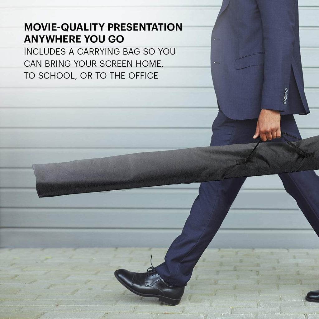 80” Portable Projection Screen with Tripod Stand and Carry Bag O765712