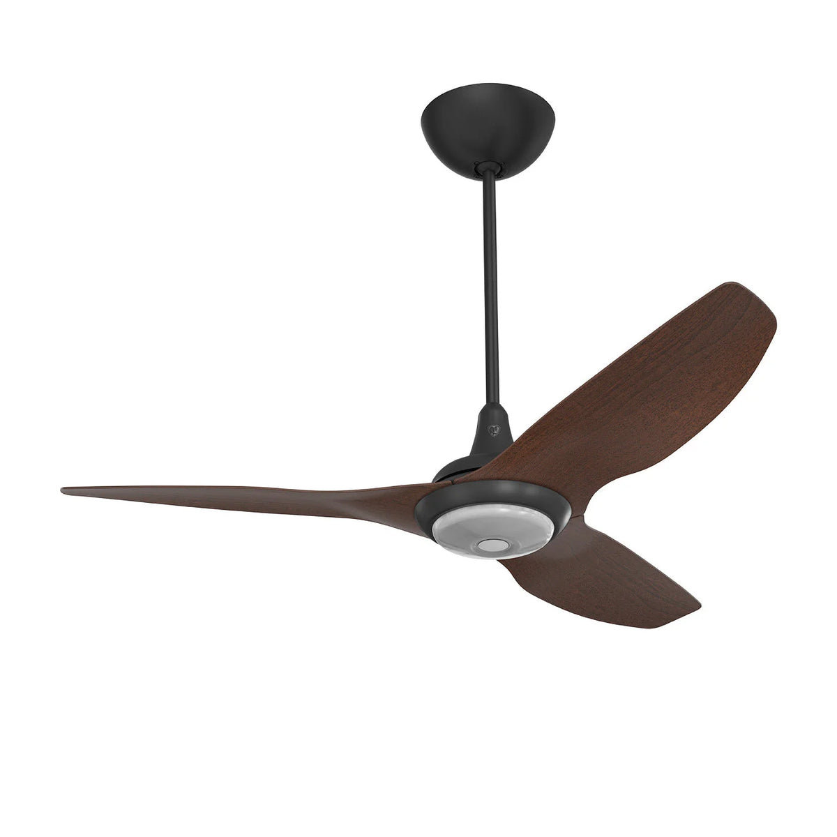52 Ceiling Fan with Cocoa Aluminum Blades and Black Finish B58932