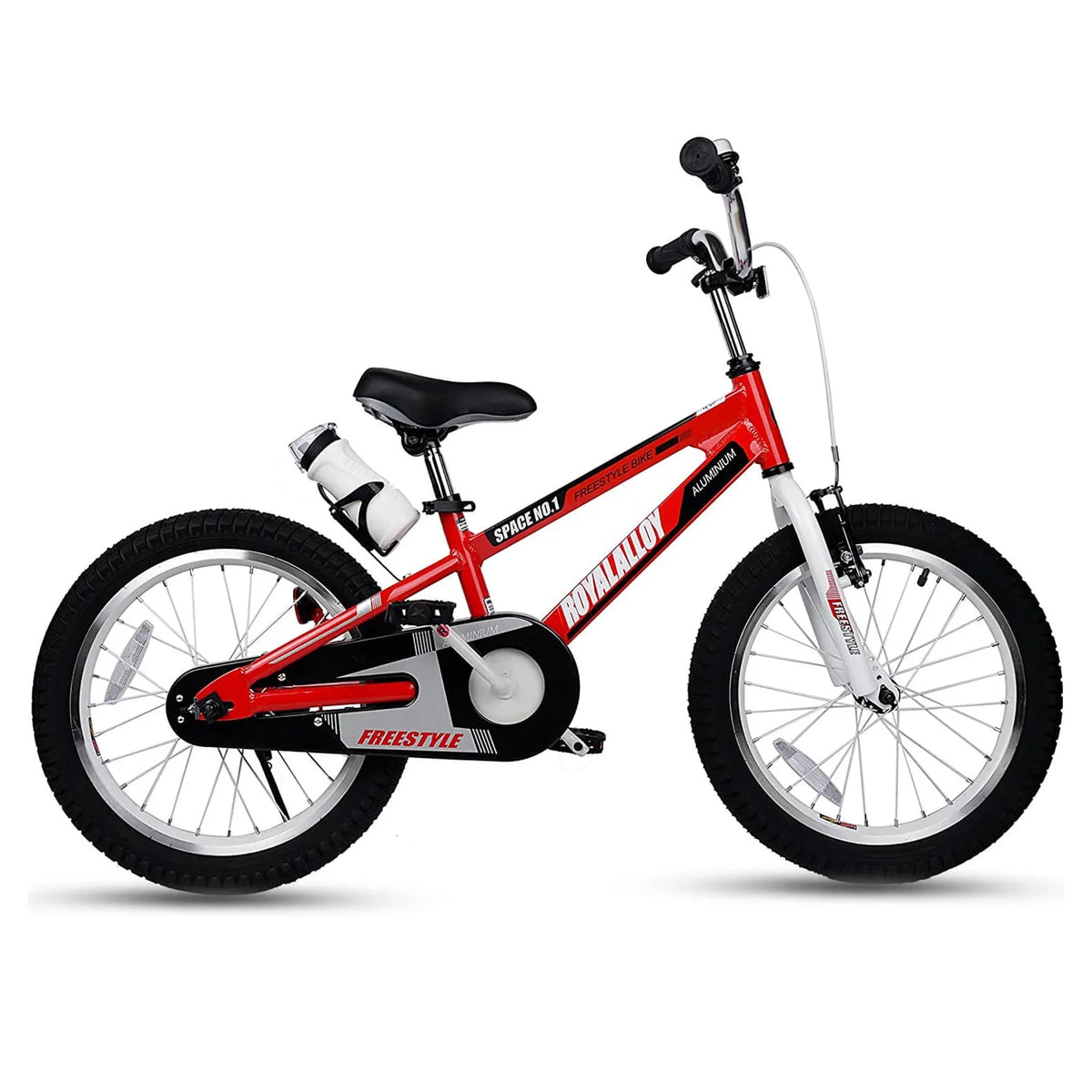 Black Kids Bike with Kickstand & Bottle P140531