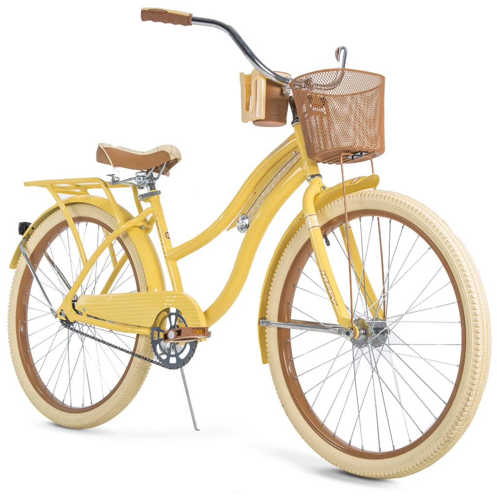 Yellow 26 Inch Cruiser Bike K219986