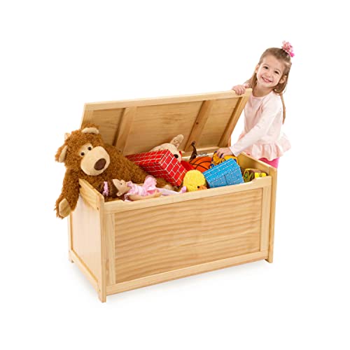 White Wooden Toy Chest K62900