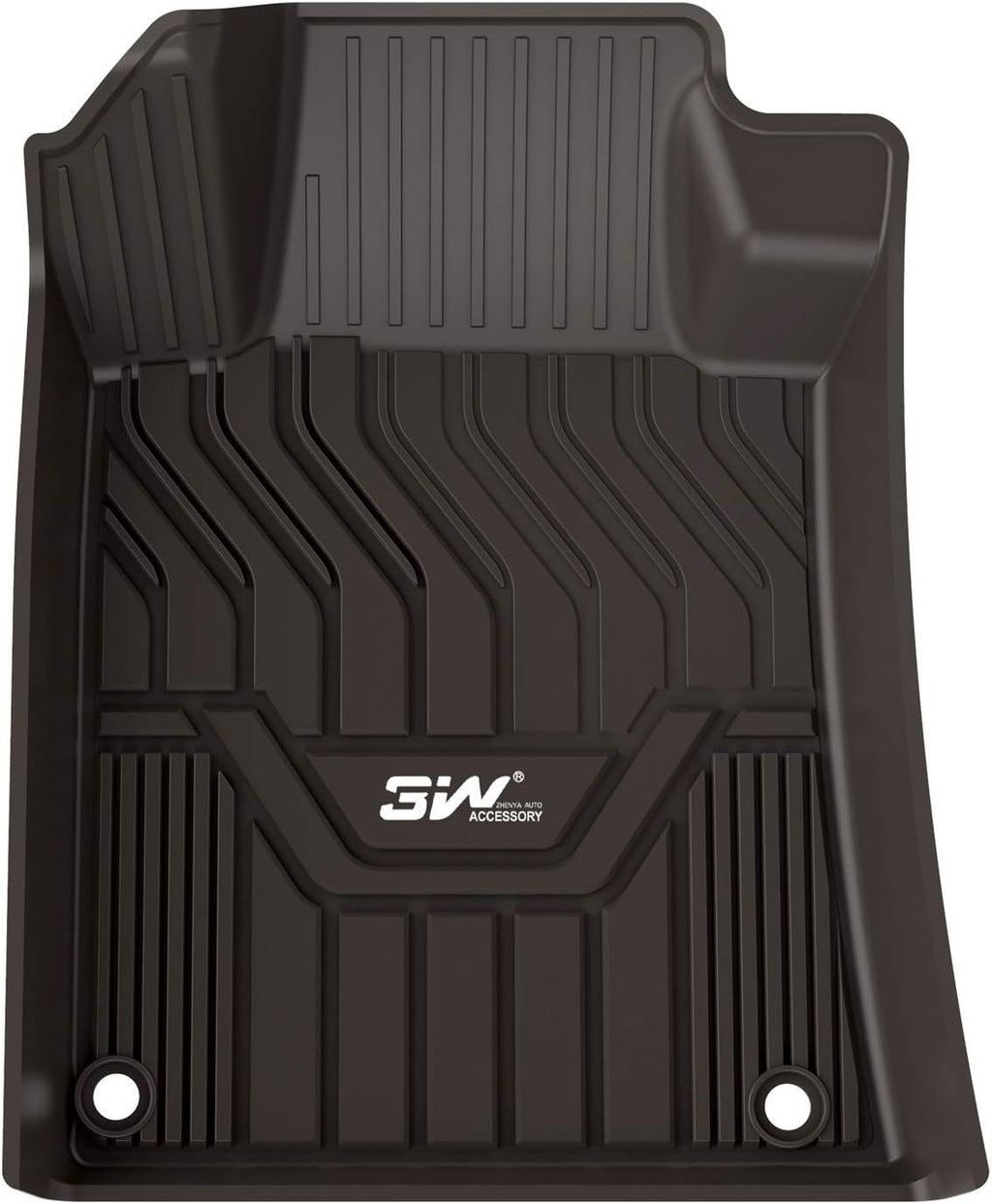 Black TPE All Weather Floor Mats Full Set J3536