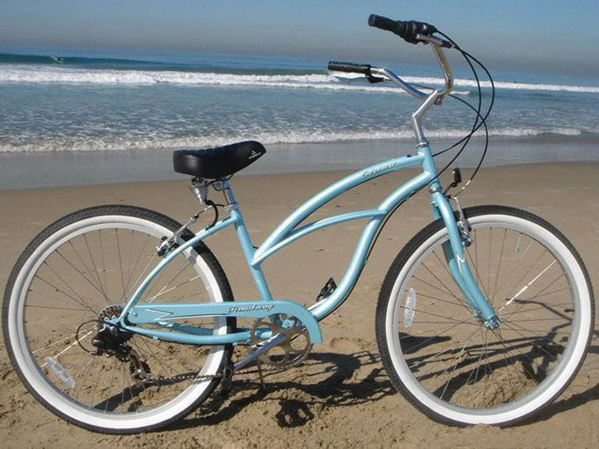 Seven Speed Women's Beach Cruiser Bike G695
