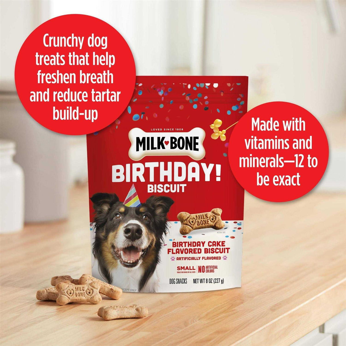 Small Birthday Cake Biscuits Dog Treats B216580
