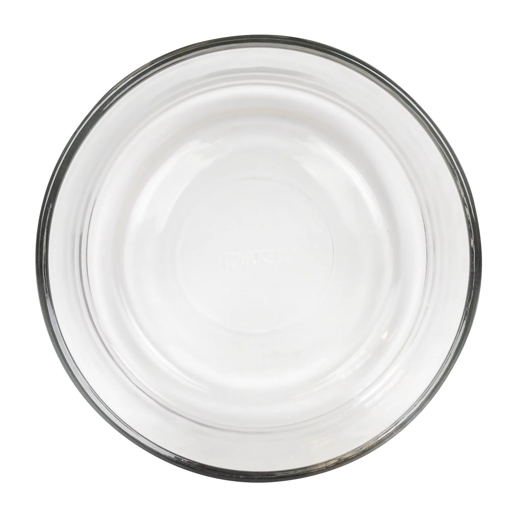 4-Cup Round Glass Food Storage Bowl with Purple Lid Z162