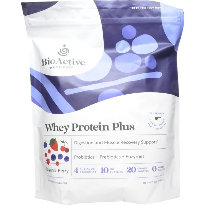 Whey Protein Plus Organic Berry Flavor 20 servings R857