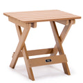 Brown Portable Folding Side Table A74638