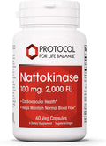100mg Nattokinase Supplement 60 Veg Caps W92885