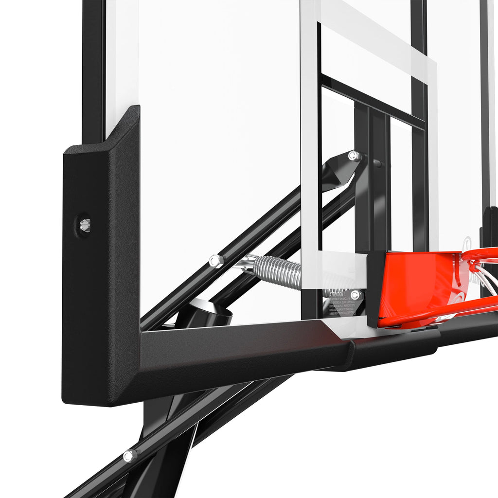 54 inch Shatter-proof Polycarbonate Portable Basketball Hoop System F5002