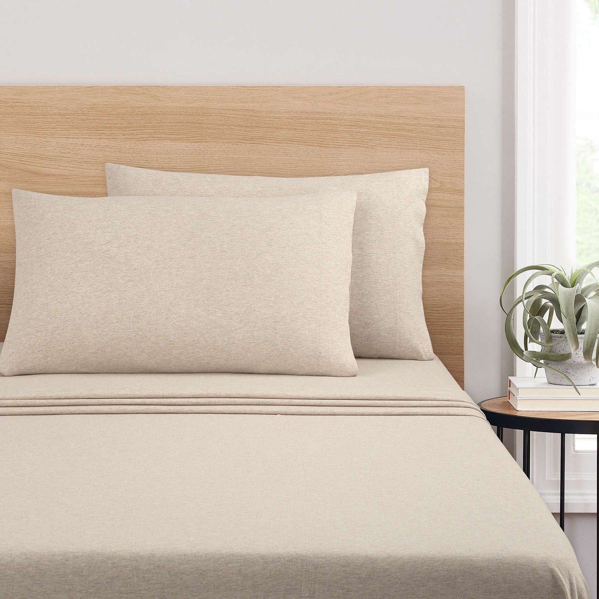 Queen 3 Pieces Cotton Poly Sheet Set J863806