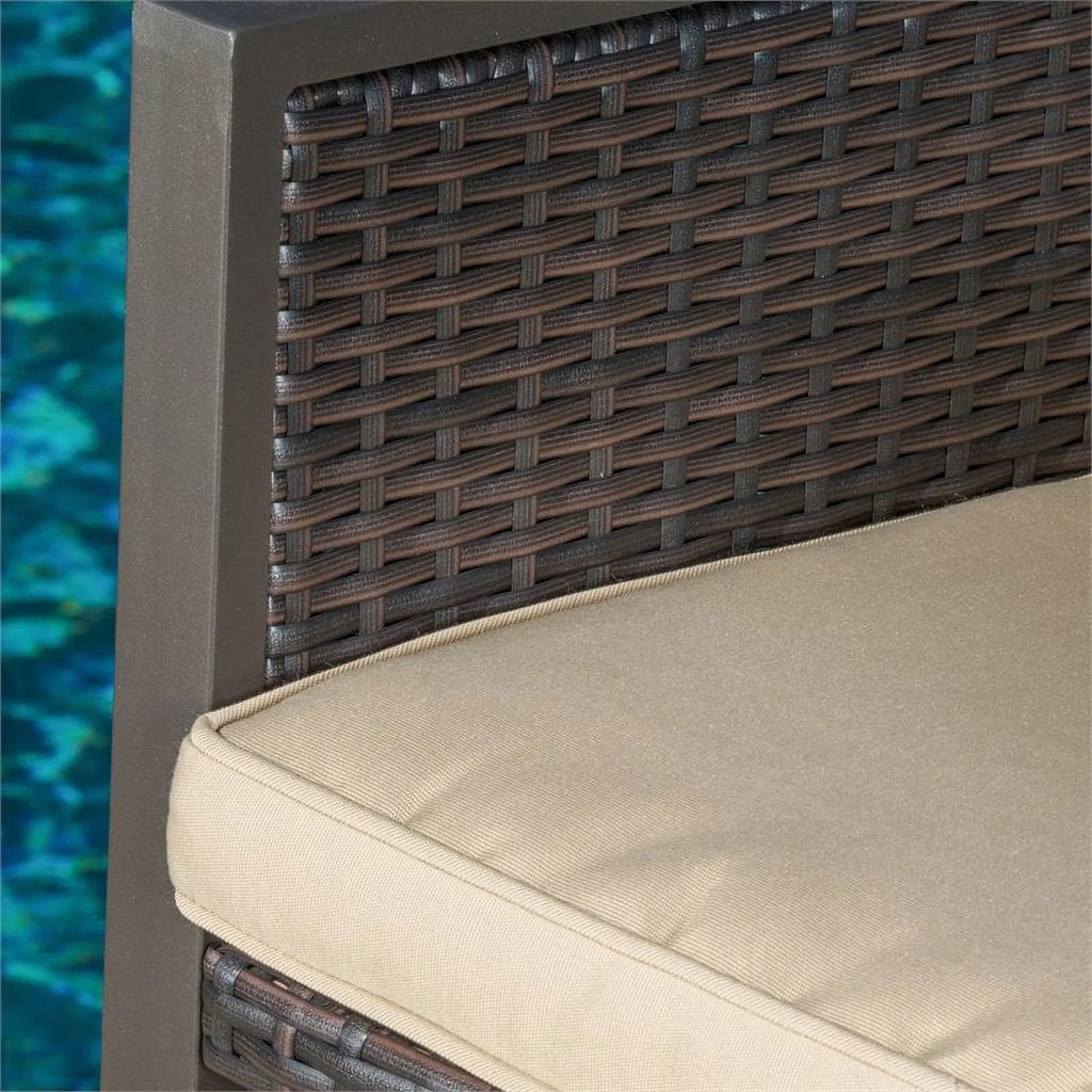 Multi Brown Bar Stool Set of 2 Q497928
