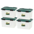46 Quart Weathertight Storage Box 4-Pack Q384