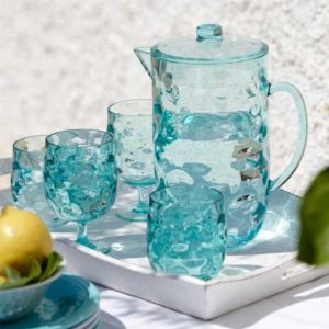 Turquoise Wine Glass 6pcs Z925949