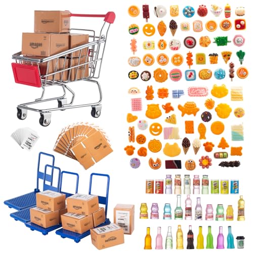 175PCS Miniature Dollhouse Pretend Play Kitchen Accessories Toys E863912