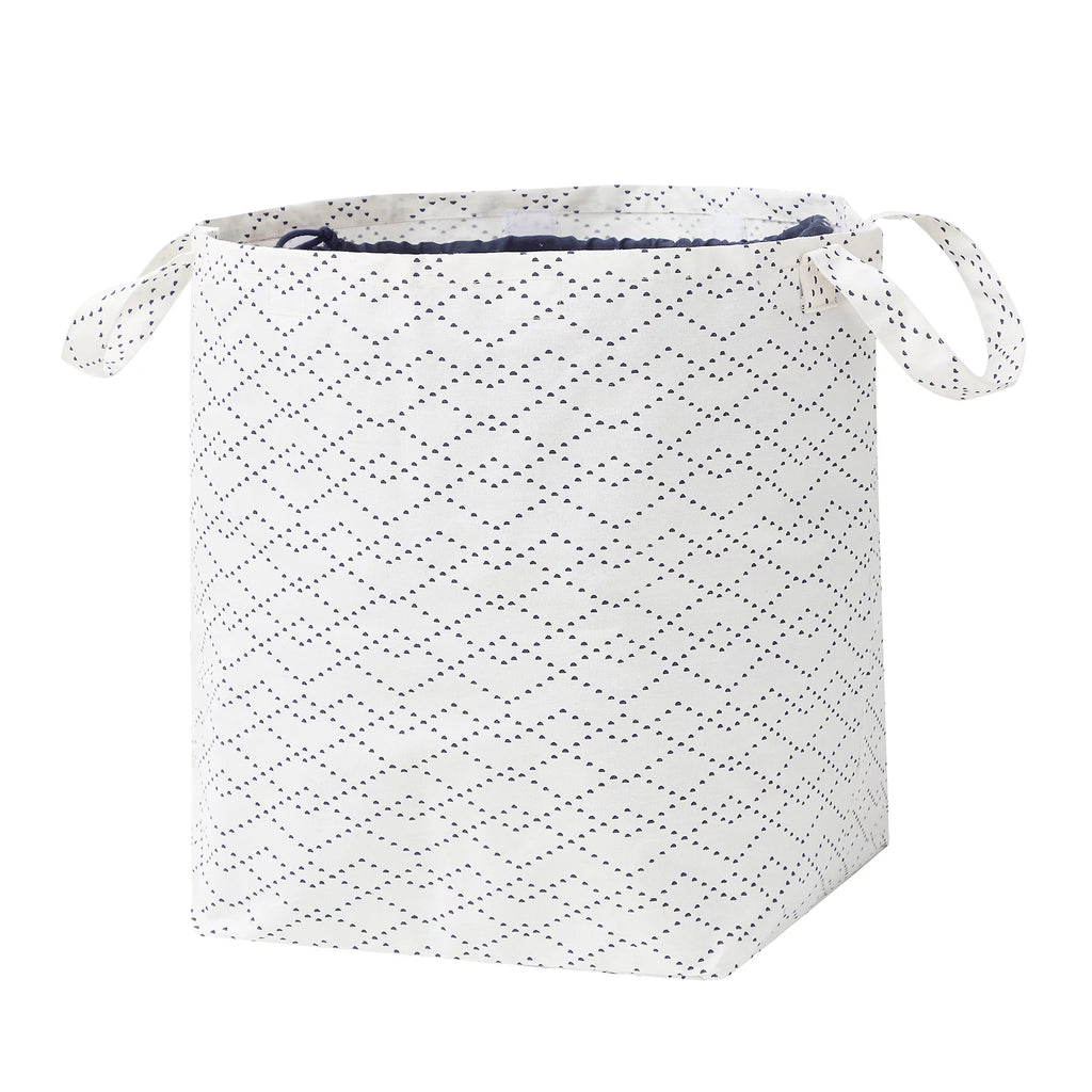 2 Pack White Black Drawstring Laundry Tote R7081