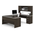 U-Shaped Desk with Pedestal and Hutch W5877
