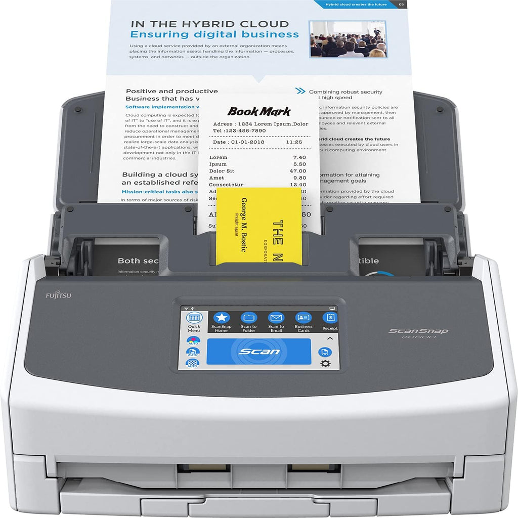 Black Document Scanner Z448