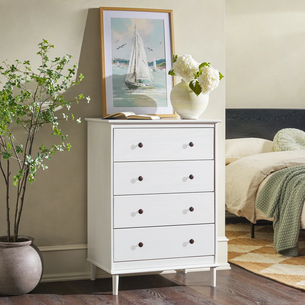 4 Drawer Solid Wood Dresser V11139