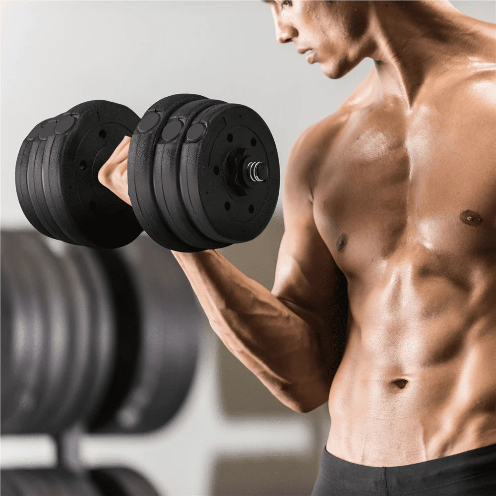 Adjustable 66LB Dumbbell Weight Set J64229