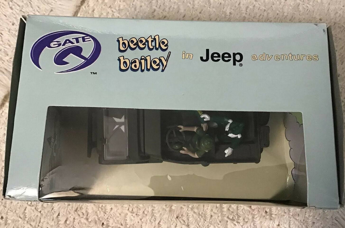 Die-Cast Beetle Bailey in Willys Jeep S757983