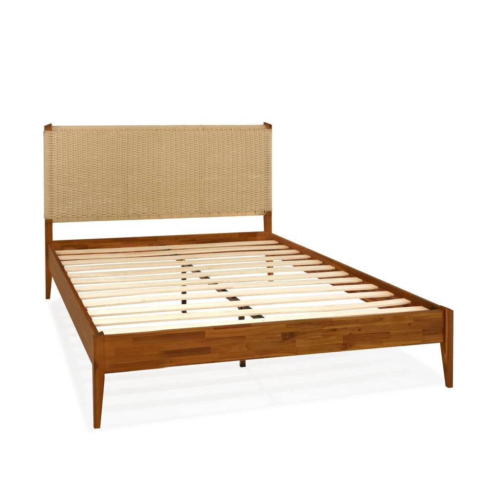 43" Queen Size Solid Wood Bed Frame V880539