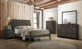 Queen Sleigh Bedroom Set Mod Grey Z4022
