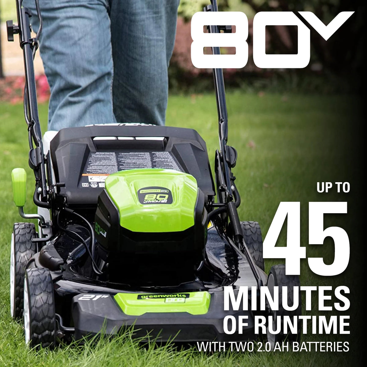 80 Volt Battery Powered Push Walk-Behind Mower V53212