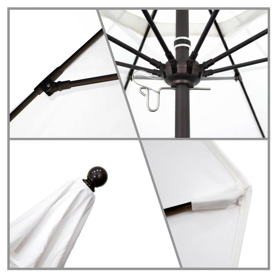 7.5 Ft Fiberglass Market Umbrella Push Open R5669