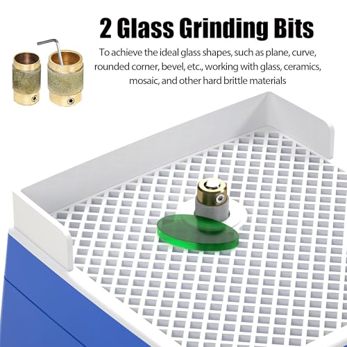 110V 4200RPM Stained Glass Grinder Kit with Grinding Bits S225599