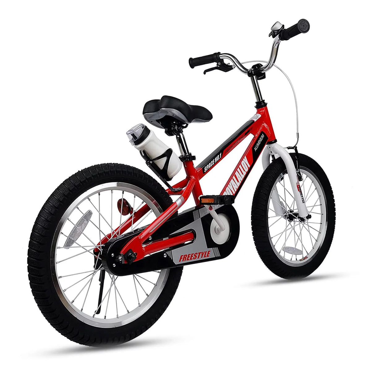 Black Kids Bike with Kickstand & Bottle P140531