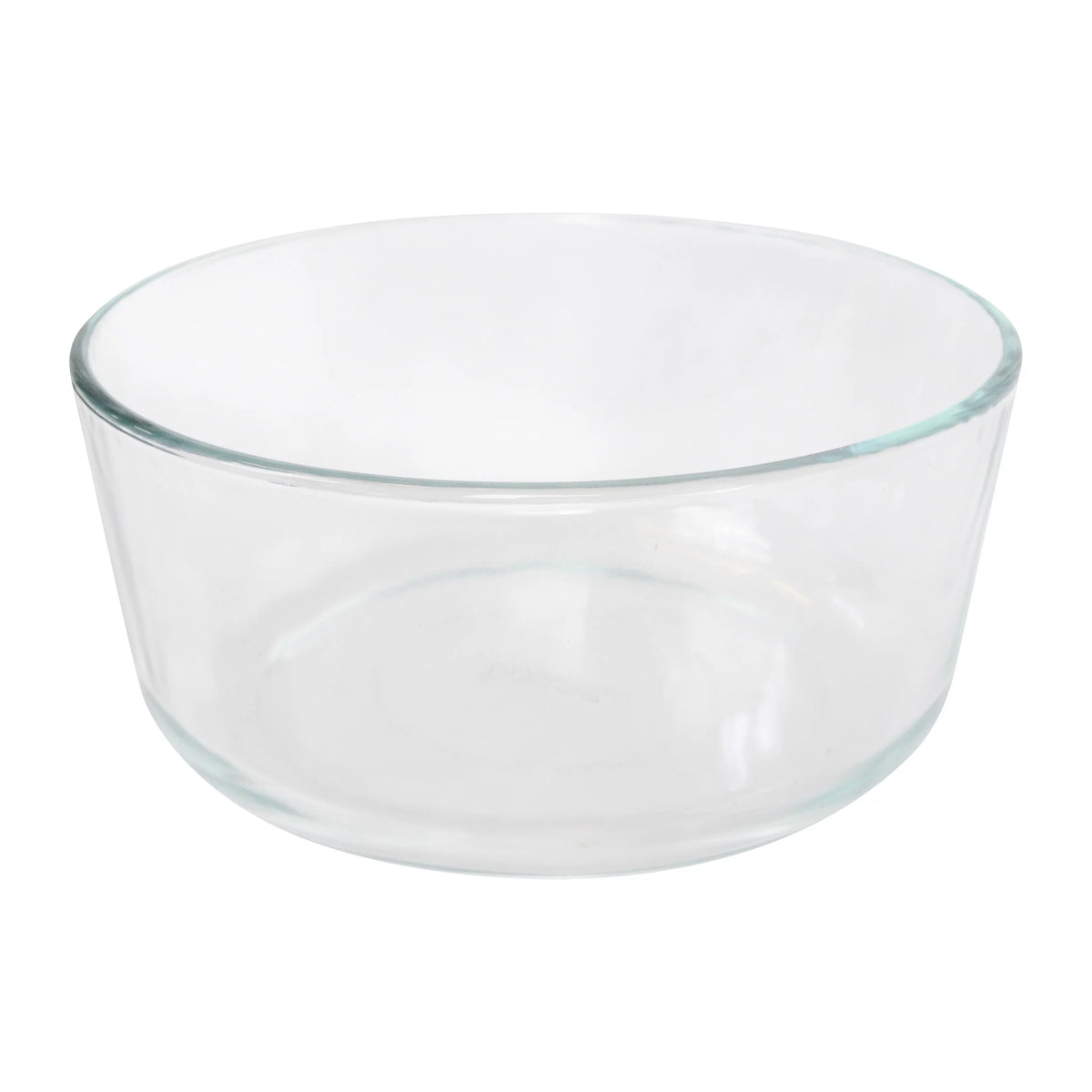 7-Cup Glass Food Storage Bowl with Pink Lid C7341
