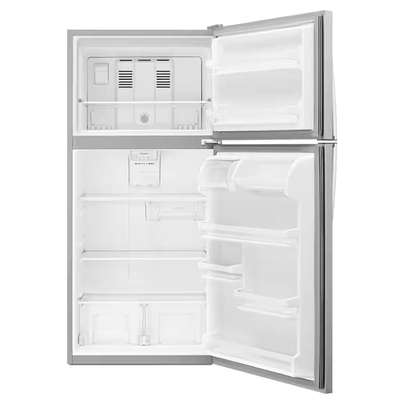 Top Freezer Refrigerator in Monochromatic Stainless Steel G86664