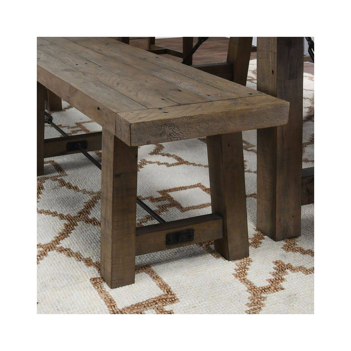 Reclaimed Pine Bench F23231