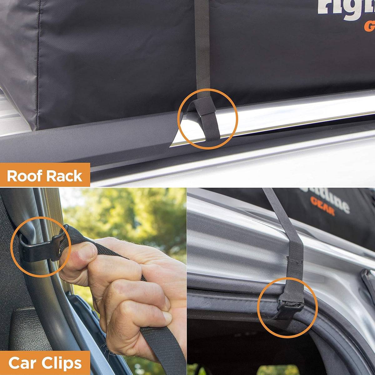 Weatherproof Car Top Carrier, 18 cu ft D760