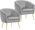 Sherpa Accent Chair with Gold Metal Legs N456