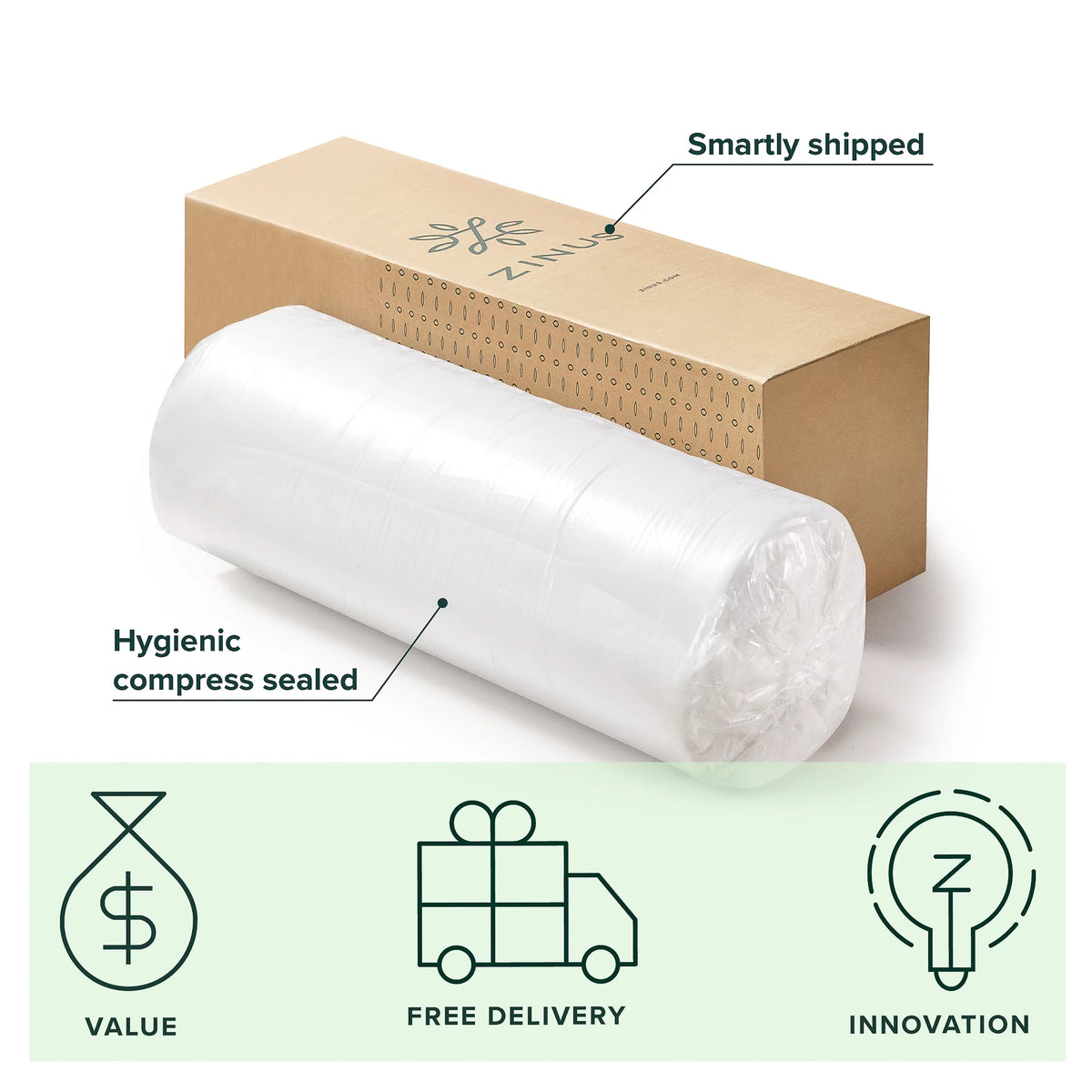 6 Cooling Essential Foam Mattress, Twin D1525
