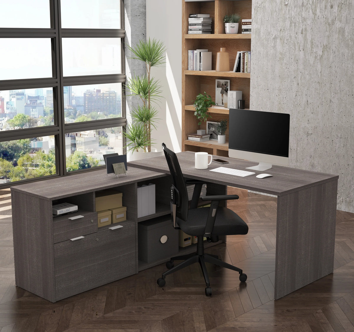L-Shaped Desk U77946