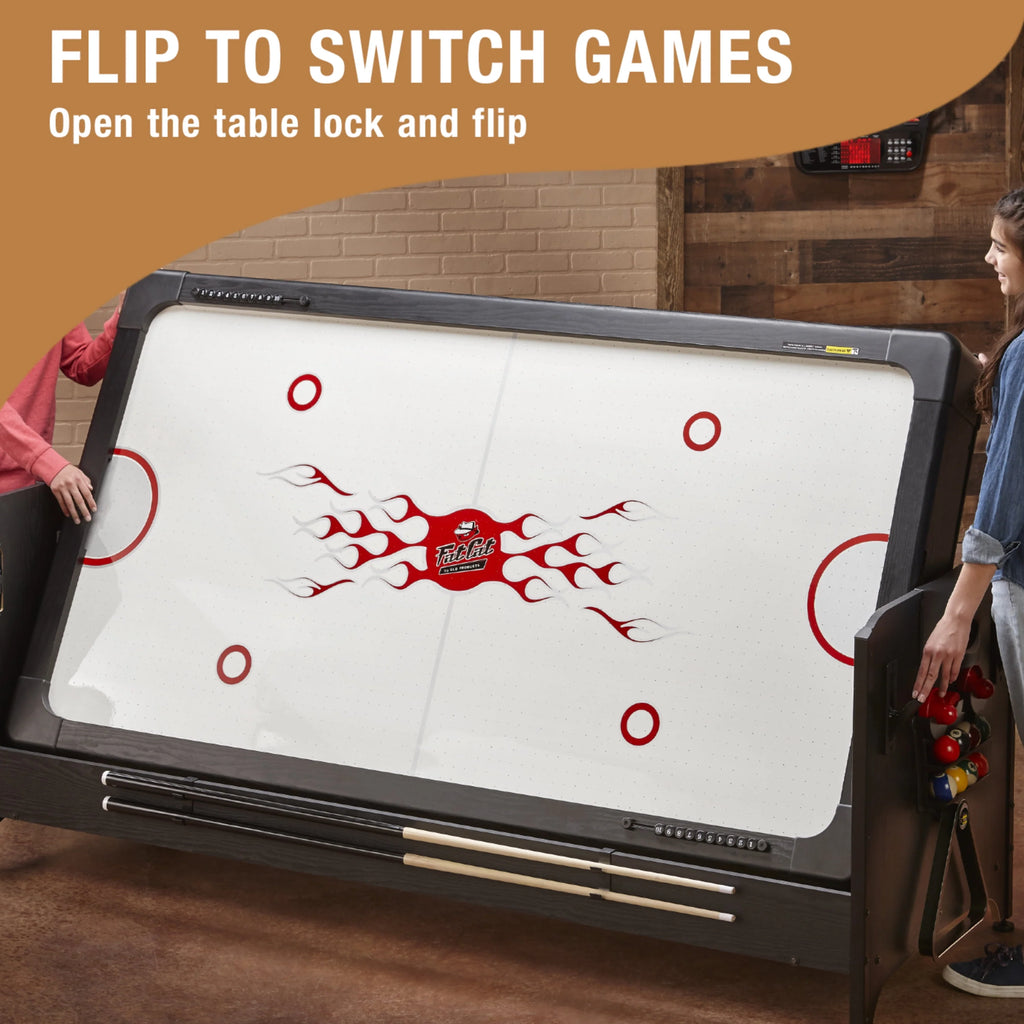 7' Pool Air Hockey Table Tennis Table E2621