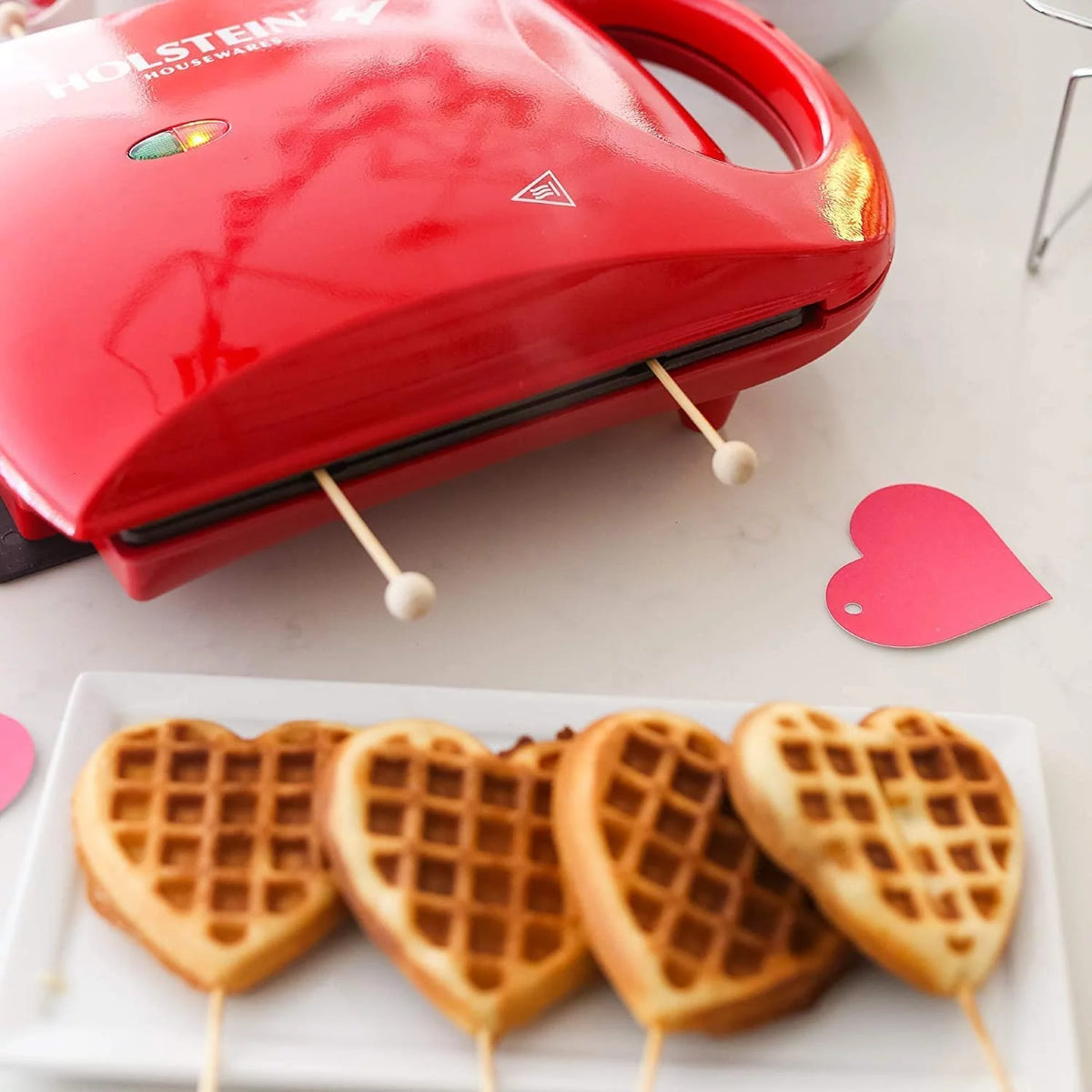 Heart Shaped Waffle Maker T7365