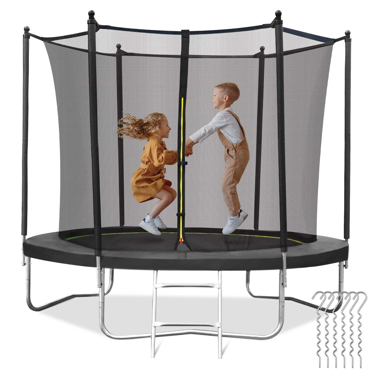 8ft Trampoline with 360 Safety Enclosure I107960