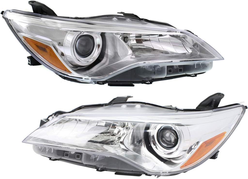 Toyota Camry 2015 Halogen Headlight Assembly Pair S57152
