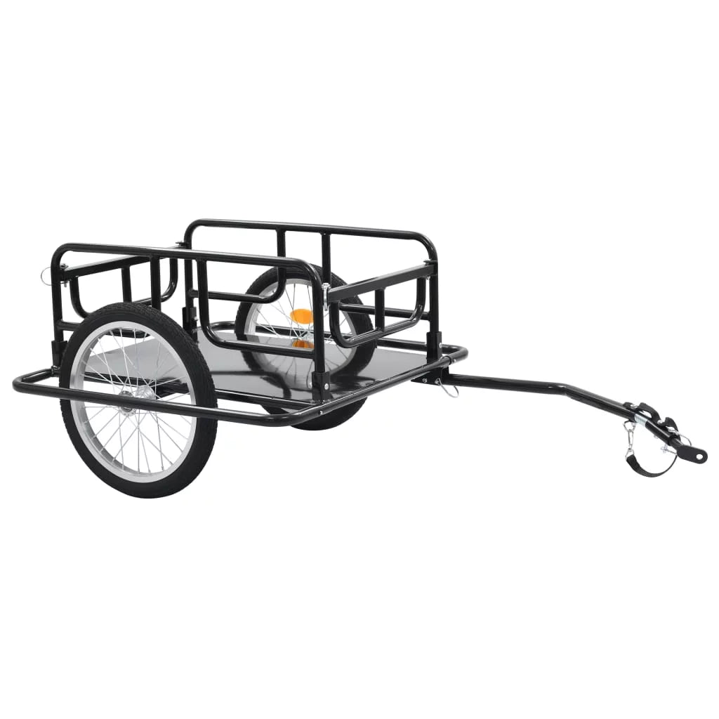 Bike Cargo Trailer Steel Black I933549