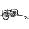 Bike Cargo Trailer Steel Black I933549